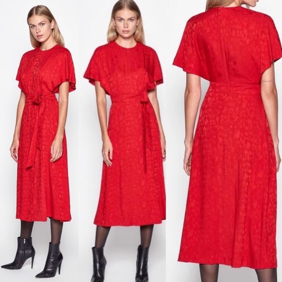 Equipment NWT Albarice Aura Orange Cape Dress Size 4,All Products : American Fashion Style Bags On Sale